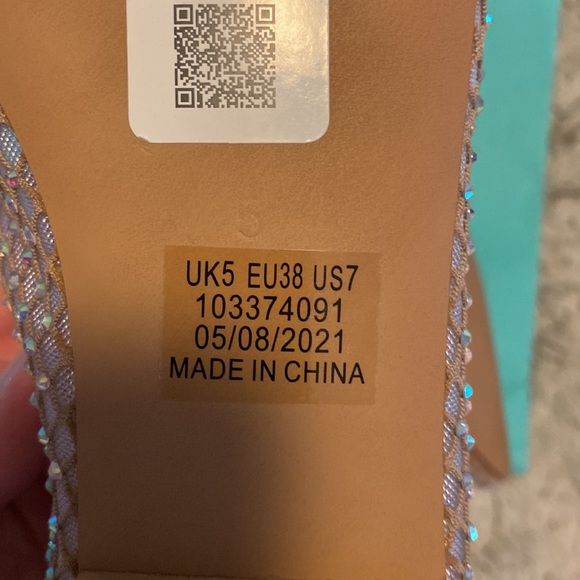 ASOS Rhinestone Mesh Flats NEW - Picture 3 of 6